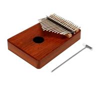 Ujjdwiurgh 17 Keys Kalimba Thumb Piano Musical Instrument with Tuning Hammer Cloth Bag Kalimba Accessories