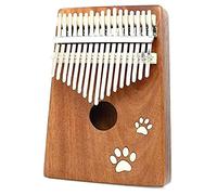 Ujjdwiurgh 17 Keys Mosaic Footprint Musical Instrument Finger Piano Kalimba Portable Thumb Piano Sound is Crisp and Melodious