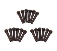 Ujjdwiurgh 18pcs Rosewood Guitar Bridge Pins End Pin Set