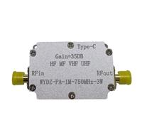 Ujjdwiurgh 1M-750M 3W HF FM VHF UHF Shortwave Amplifier + Case Fm Transmitter Multi-Function Broadband