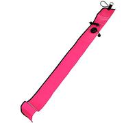 Ujjdwiurgh 1M Scuba Diving Inflatable SMB Signal Marker Buoy Visibility Float Signal Tube Sausage,Rose Red