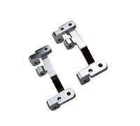 Ujjdwiurgh 1Pair Metal Pull Rod Base Seat for C24 C14 C14K C24K 1/16 RC Car Upgrade Parts Silver