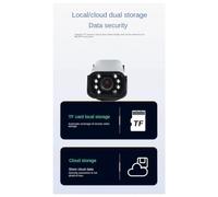 Ujjdwiurgh 1Set A10 Wireless Wifi Remote Network Surveillance Camera Night Vision Smart Camera ABS