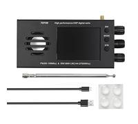 Ujjdwiurgh 1Set TEF6686 Digital Radio Receiver FM(65-108Mhz)&SW/MW/LW(144-27000Khz) with Battery 3.2 Inch LCD Screen Aluminum Alloy