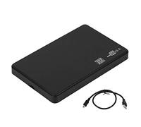 Ujjdwiurgh 2.5 Inch USB HDD Case To USB 2.0 Hard Drive Disk External Enclosure HDD Hard Drive Box with USB Cable