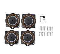 Ujjdwiurgh 2 Air Pump Rebuild Kit Compatible with Hi Blow HP60/ Aerators, Includes 4 Diaphragms, Screws and Safety Pins