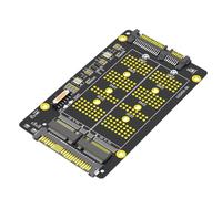 Ujjdwiurgh 2 in 1 Combo M.2(NGFF) NVME PCI-E SSD to U.2 SFF-8639 & M.2(NGFF) SSD to Adapter Easy Install