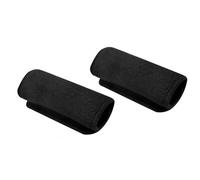 Ujjdwiurgh 2-Pack Comfort Walker Handle Cushions, Black Padded Grip Covers for Wheelchair and Rolling Walkers