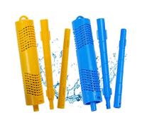 Ujjdwiurgh 2 Pack Spa Mineral Sticks Parts Cartridges for Swimming Pool Fish Pond Filter, Last for 4 Month Blue & Yellow