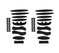 Ujjdwiurgh 2 Pack Universal Cycling Replacement Sponge Pads Set Helmet Cushions Kit for Bike Cycling Motorcycle Helmet,Black
