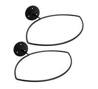 Ujjdwiurgh 2 Packs Football Holders, Wall Mount Football Holder Football Display Stand, Football Room Decoration