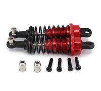 Ujjdwiurgh 2 Pcs Oil Adjustable 65Mm Damper for Rc Car 1/18 A959 A969 A979 K929,Red