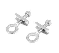 Ujjdwiurgh 2 Pcs Silver Tone Metal Back Burly Donut Chain Tensioner