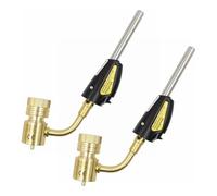 Ujjdwiurgh 2 Pcs Torch Tips Compatible with MAP-Pro/LP Gas, Self Lighting for Propane MAP MAP Gas for Soldering Brazing Plumbing Welding.