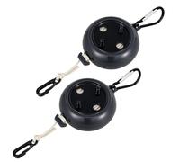 Ujjdwiurgh 2 Pcs Tree Stand Gear Hoist 29.5 Ft Retractable Bow & Gear Hoist Bow Hunting Gear Accessories for Hunting Bow, Black