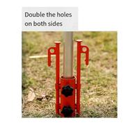 Ujjdwiurgh 2-Piece Set of Awning Pole Fixed Tube Adjustable Outdoor Camping Tent Support Pole Accessories Windproof Yellow