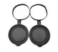 Ujjdwiurgh 2 Pieces Binoculars Protective Rubber Objective Lens Cap Binocular Best Protect 52-55MM