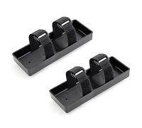 Ujjdwiurgh 2 Set RC Plastic Battery Tray Case Battery Box Bracket for 1/8 1/10 SCX10 TRX4 D90 RC Crawler Car Parts