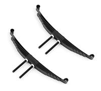 Ujjdwiurgh 2 set Steel Leaf Springs for 1/14 RC Tractor Trailer Truck Model Car Upgrade Parts Spare Accessories, F