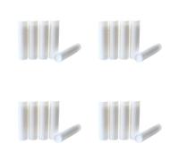 Ujjdwiurgh 20 Cork Grease Tubes Cork Grease for Flute Oboe Clarinet Saxophone (White)