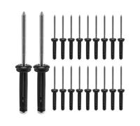 Ujjdwiurgh 20 Pcs Tri-Grip Rivet with 20 O Rings Long Grip Tri-Fold Tri Bulb for Deep Water Installing Kayak, Canoe and Boat