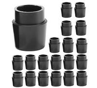 Ujjdwiurgh 20Pcs Golf Ferrules Black for G410 G35 Shaft Sleeve Adapter Tip 0.350 Golf Club Shafts Accessories