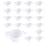Ujjdwiurgh 20PCS Resin Mixing Cups, Small Silicone Molds Cup Dispenser Mini Measuring Cups for Epoxy Resin Mixing, Jewelry Making