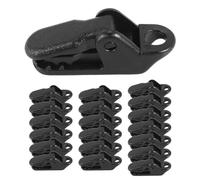 Ujjdwiurgh 20Pcs Tent Awning Canopy Clamp Tarp Clip Snap Canvas Anchor Gripper Caravan Jaw Grip Trap Tighten Tool Outdoor Camp Hike Kit