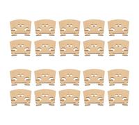 Ujjdwiurgh 20PCS Type Maple Violin Bridge for 1/8 & 1/4 & 1/2 & 3/4 & 4/4 Violin Bridges Violin Parts Stringed Instruments