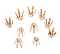 Ujjdwiurgh 20Pcs Universal Brass Golf Adapter Spacer Shims Fit 0.350 Golf Shafts Shim Adapter Golfing Club Shafts Accessories High Guality Gold