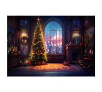 Ujjdwiurgh 210X150cm Background Cloth Winter Christmas Tree Children'S Multifunctional Photography Background Cloth,Model 7976 Easy to Use