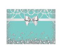 Ujjdwiurgh 210x150cm Blue Birthday Party Photography Backdrop Vinyl Bridal Wedding Banquet Background Cloth Easy to Use