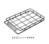 Ujjdwiurgh 230x147mm Metal Roof Rack Camel Cup Luggage Tray for 1/10 RC Crawler Car SCX10 TRX4 D90 Parts