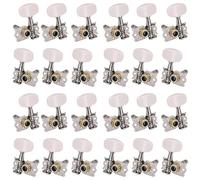 Ujjdwiurgh 24Pcs 3R3L Guitar Tuning Pegs Open Machine Heads Acoustic Folk Guitar Tuning Peg Tuners Part