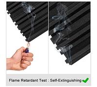 Ujjdwiurgh 24Pcs Studio Acoustic Foam Panels Soundproof Sponge Drum KTV Room Absorption Treatment Polyurethane Wall Sound Foam Pad