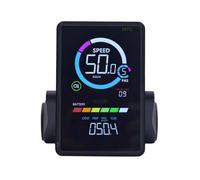 Ujjdwiurgh 24V-60V M7C-2 E-Bike LCD Colorful Display Meter SM Connection Plug Electric Bicycle Display with USB UART,A