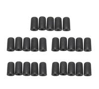 Ujjdwiurgh 25 Pcs Cello Endpin Tip Protector Rubber Cello Tail Pin Case Tip Cap Protector Non-Slip Mat