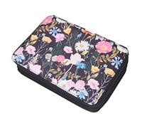 Ujjdwiurgh 250 Slots Colored Pencil Case Organizer with Zipper Large Capacity Pen Holder Bag for Student or Artist A