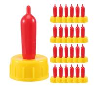 Ujjdwiurgh 25PCS Pritchard Nipples for Nursing Lambs and Goat Kids