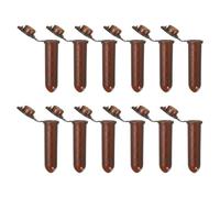 Ujjdwiurgh 2ML Centrifuge Tubes, 1000 Pcs Round Bottom Centrifuge Tube with Snap Cap and Graduated Marks for Sample Brown