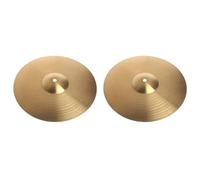 Ujjdwiurgh 2pcs 12-Inch Copper Cymbals, Metal Cymbals, Drum Cymbals, and Drum Percussion Instruments for Players to Use