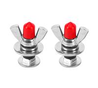 Ujjdwiurgh 2Pcs 316 Stainless Steel Diving Screws Butterfly Backplate Wing Nuts for Underwater Scuba Diving BCD Accessories