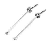 Ujjdwiurgh 2Pcs 45 Hardened Steel CVD Drive Shaft for 144001 124019 LC Racing 1/14 RC Drift Car Upgrade Parts,B