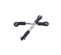 Ujjdwiurgh 2Pcs 8124 Metal 75-85mm Steering Rod for 1/8 9116 9020 9072 9071 9203 08425 08426 08427 08428 Rc Car Parts