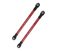 Ujjdwiurgh 2Pcs Aluminum Pushrod Link Rod 5318X 5318 Red-Anodized for 1/10 E- Summit RC Car Upgrade Parts