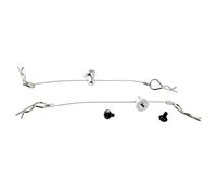 Ujjdwiurgh 2Pcs Anti-Lost Body Shell Wire Clip Pin with Screw Retainer for //Arram/ 1/10 RC Car Spare Silver