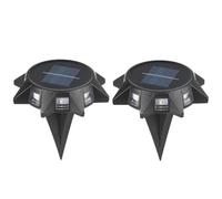 Ujjdwiurgh 2PCS Exquisite Outdoor Underground Lamp with Automatic Lighting- Multipurpose In-Ground Solar Light - Solar Ground Light Easy to Use