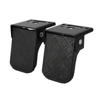 Ujjdwiurgh 2PCS Folding Truck Bed Step Anti-Slip for Boat Trailer Bumper Pickup Truck Ladder Campers RV