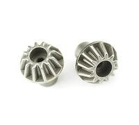 Ujjdwiurgh 2PCS Metal 12T Gear Upgrade Accessories for 144001 124019 124018 12428 12423 RC Car Spare Parts