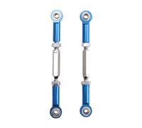 Ujjdwiurgh 2Pcs Metal Adjustable Steering Linkage Servo Link Pull Rod for Slash 5807 HQ727 1/10 RC Car Upgraded Parts,3